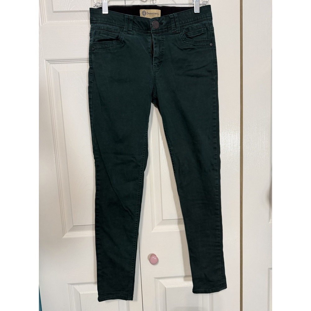 Democracy Women's‎ Skinny Jeans Green Size 6